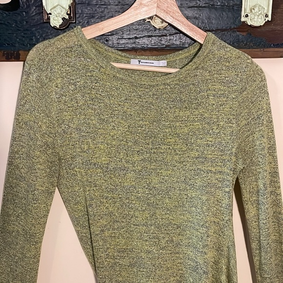 T Alexander Wang Marled Drape Back Mini Dress Tunic Size Small - Picture 7 of 16